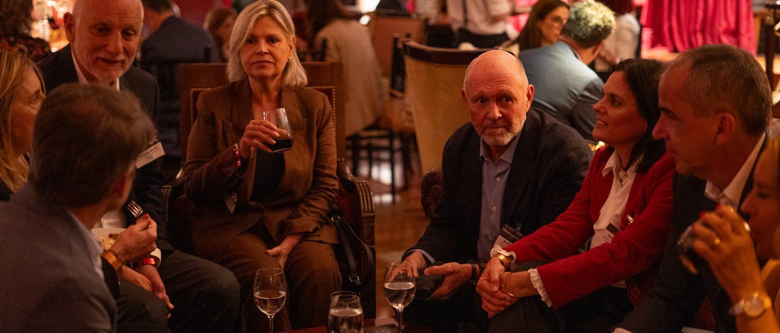 A group of leaders in conversation at a Founding Circle gathering.